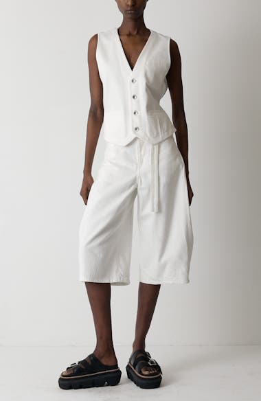 アンダーカバートップス marni TOGA mother mame sacai Silk Organza Cardigan by Sacai - La Garçonne