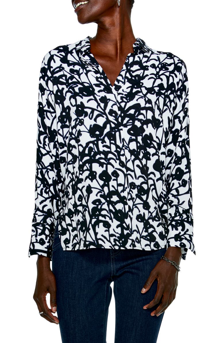 NIC+ZOE Midnight Meadow Live In Blouse, Main, color,