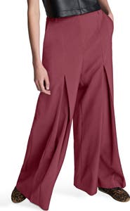 Kenneth Cole Inverted Pleat Wide Leg Pants