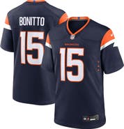 Nike Men's Nike Nik Bonitto  Navy Denver Broncos Alternate Game Jersey