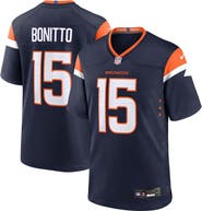 Nike Men's Nike Nik Bonitto  Navy Denver Broncos Alternate Game Jersey