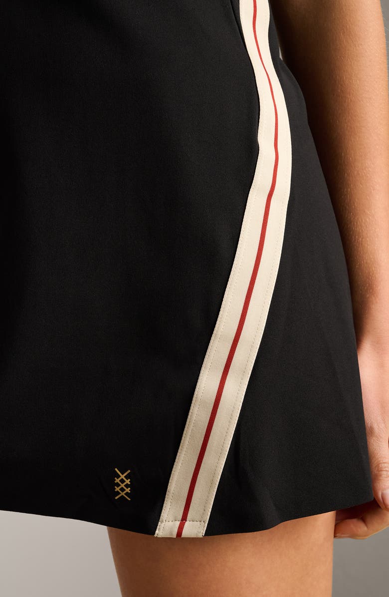 Rhone Retro Revive Cross Back Sports Dress, Alternate, color, Pure Black