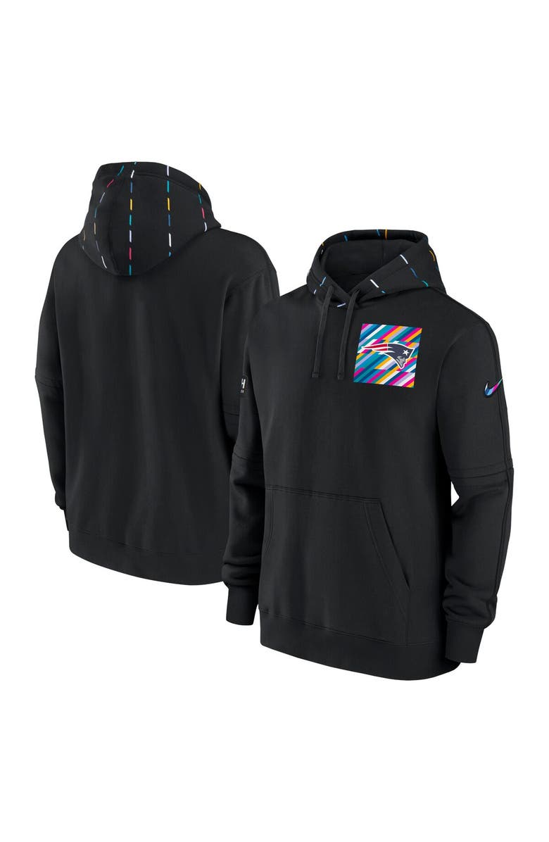 Nike Men's Nike  Black New England Patriots 2023 NFL Crucial Catch Club Pullover Hoodie, Main, color, 