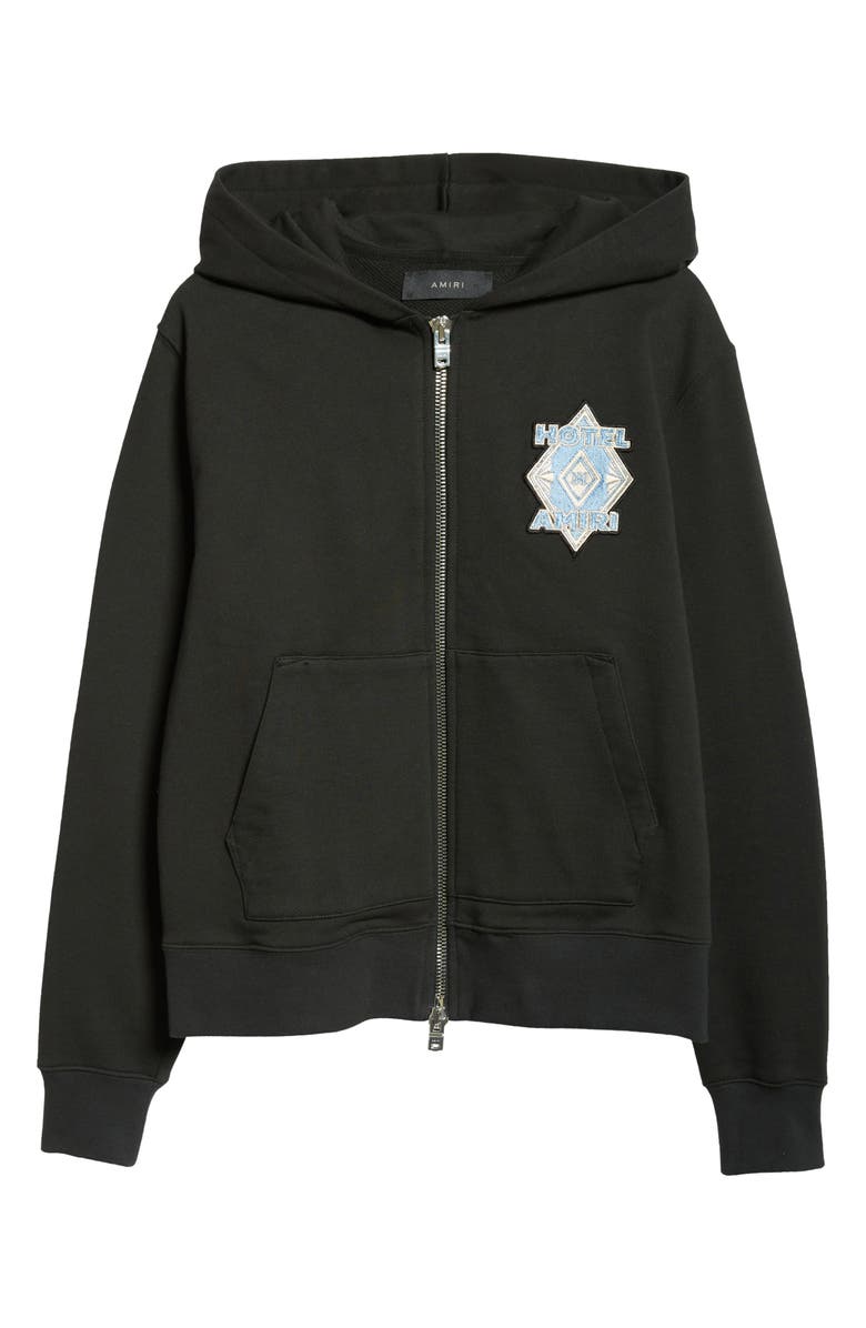 AMIRI Hotel Zip Hoodie, Alternate, color, 