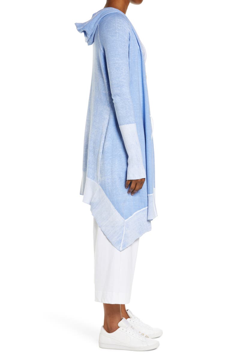 Blanc Noir Huntress Hooded Cardigan, Alternate, color,