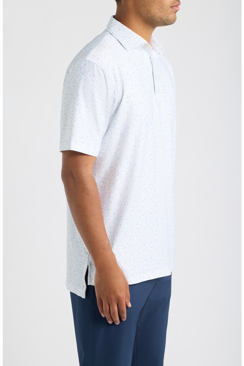 On the Line Performance Jersey Polo, Alternate, color, WHITE