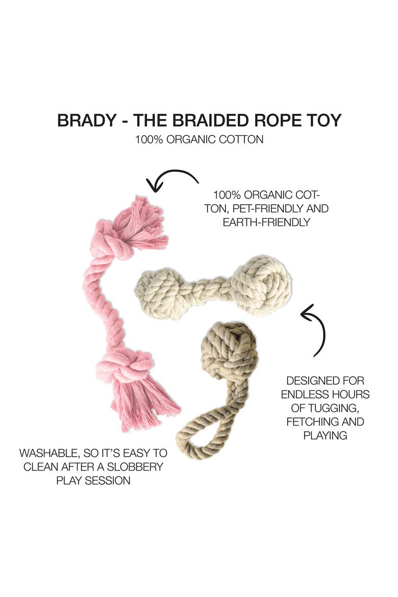 Brady Rope Tug Toy, Alternate, color, PINK SALT