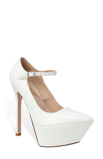 CHASE & CHLOE CHASE AND CHLOE POINTY TOE PLATFORM PUMP 