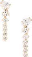 Swarovski Mesmera Mixed Cut Cubic Zirconia Drop Earrings