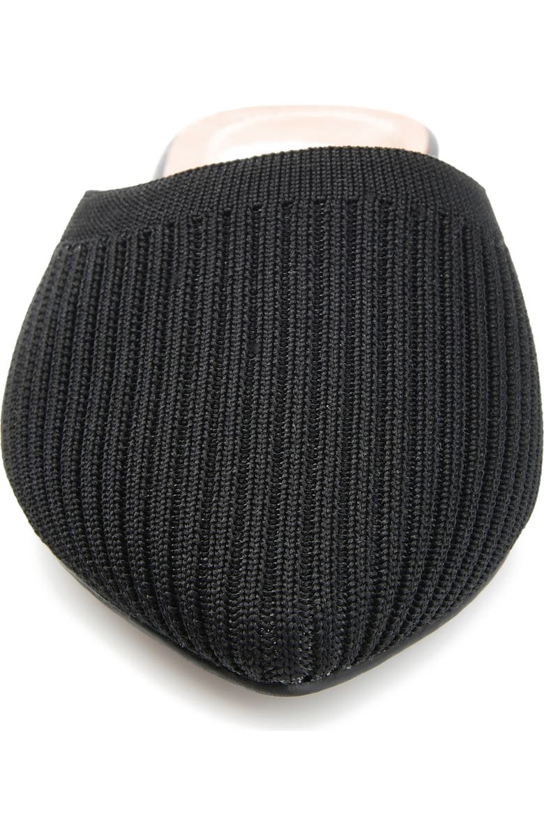 Journee Collection Aniee Knit Mule - Wide Width, Alternate, color,