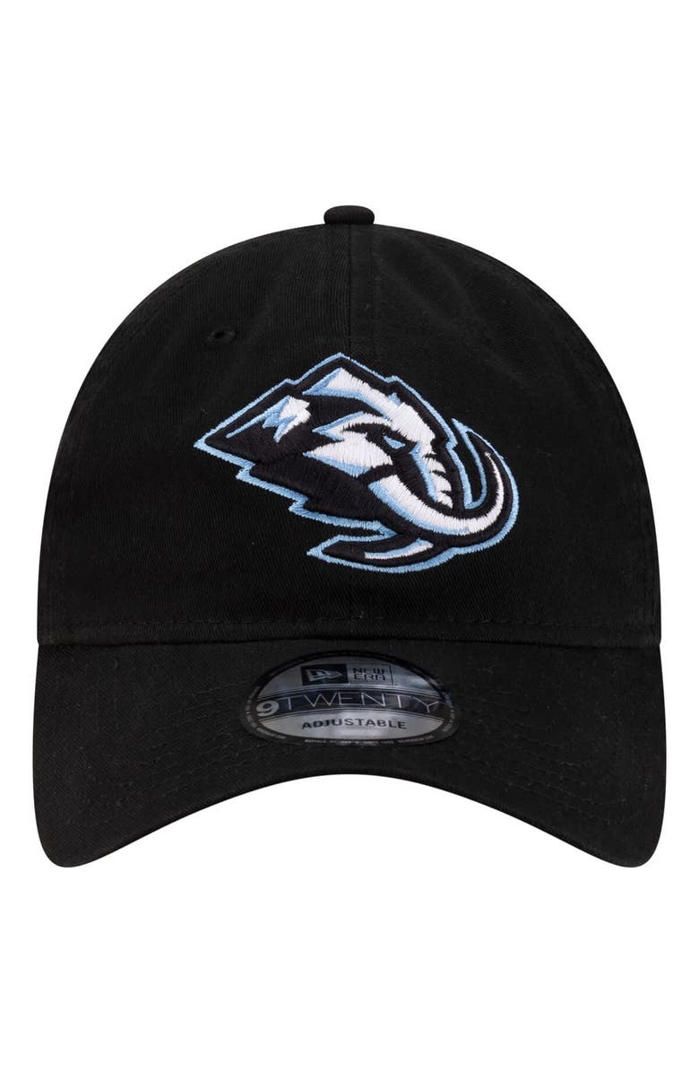 New Era Men's New Era Black Utah Mammoth 9TWENTY Adjustable Hat, Alternate, color, Black