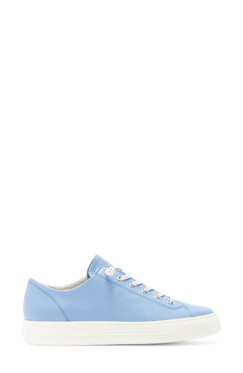 Paul Green Hadley Platform Sneaker In Sky Leather