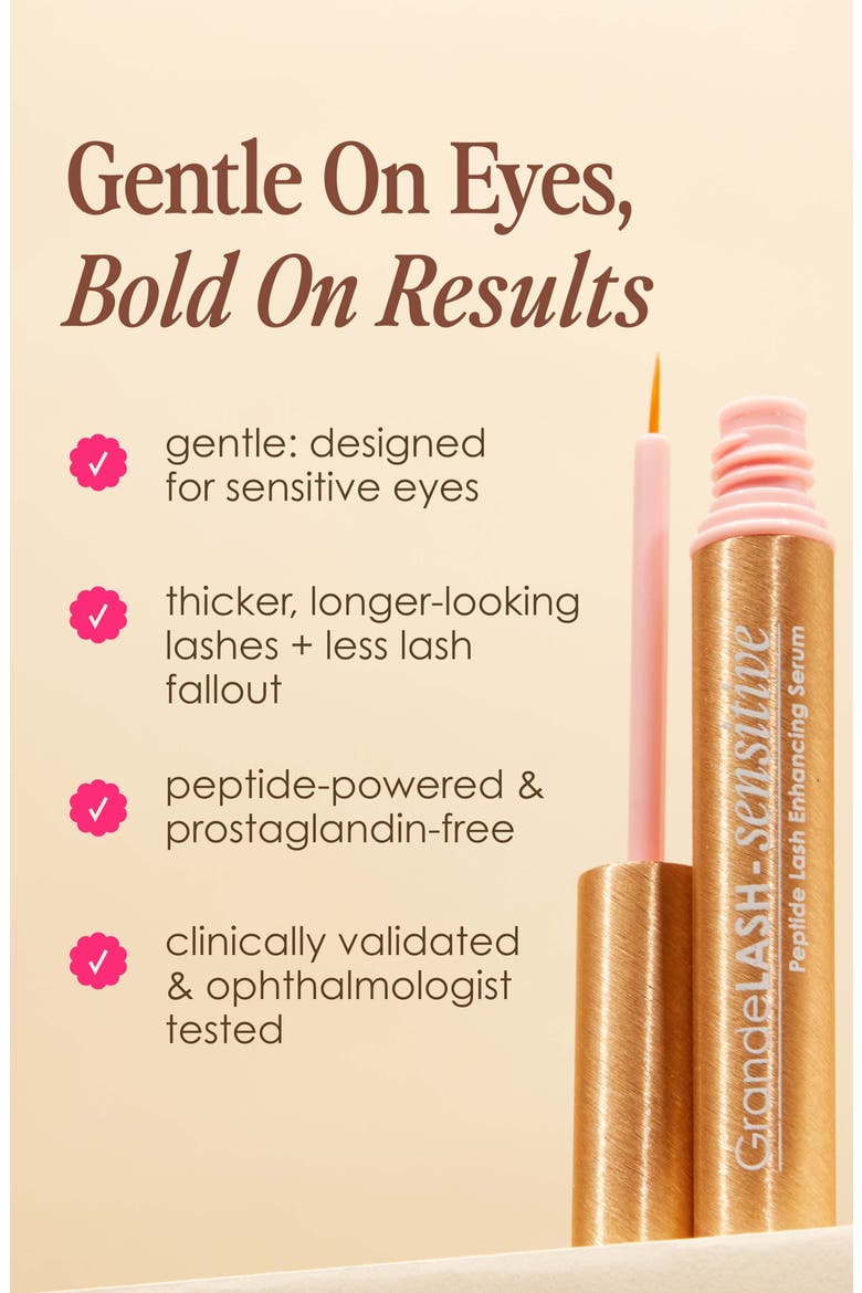 GrandeLASH-Sensitive Peptide Lash Enhancing Serum, Alternate, color, NO COLOR