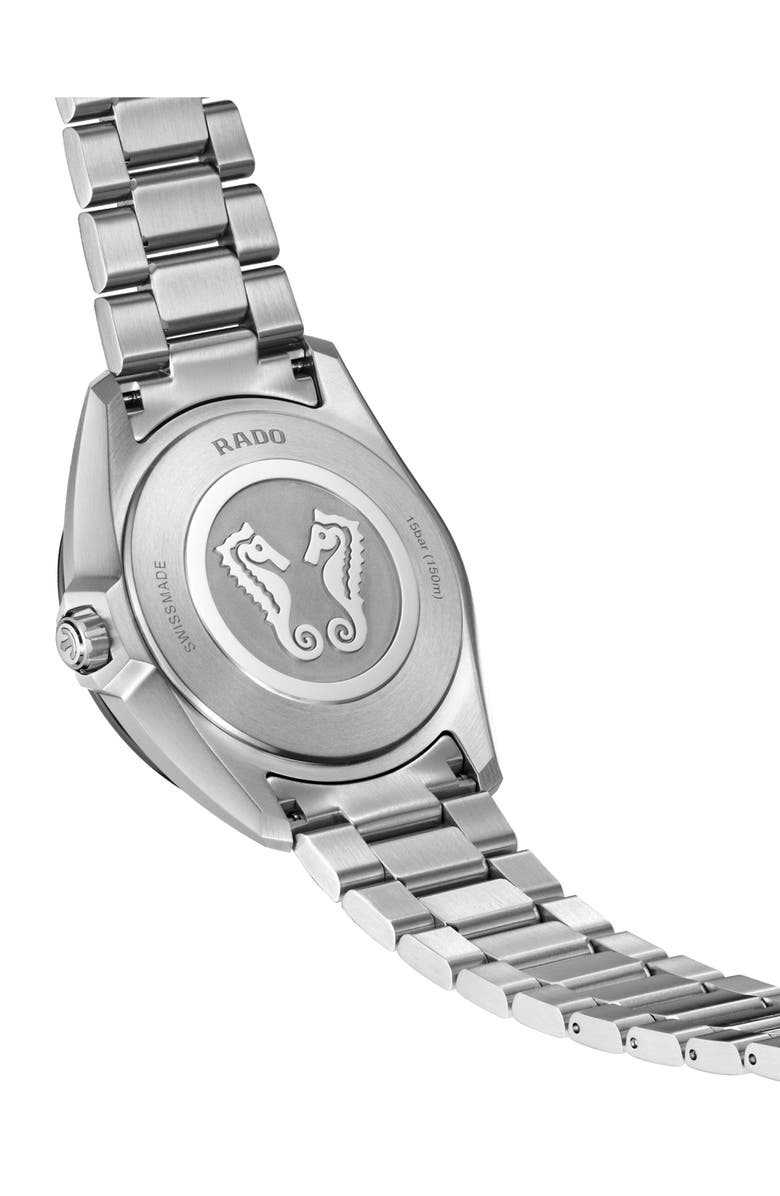 RADO HyperChrome Bracelet Watch, 41.5mm, Alternate, color, Green