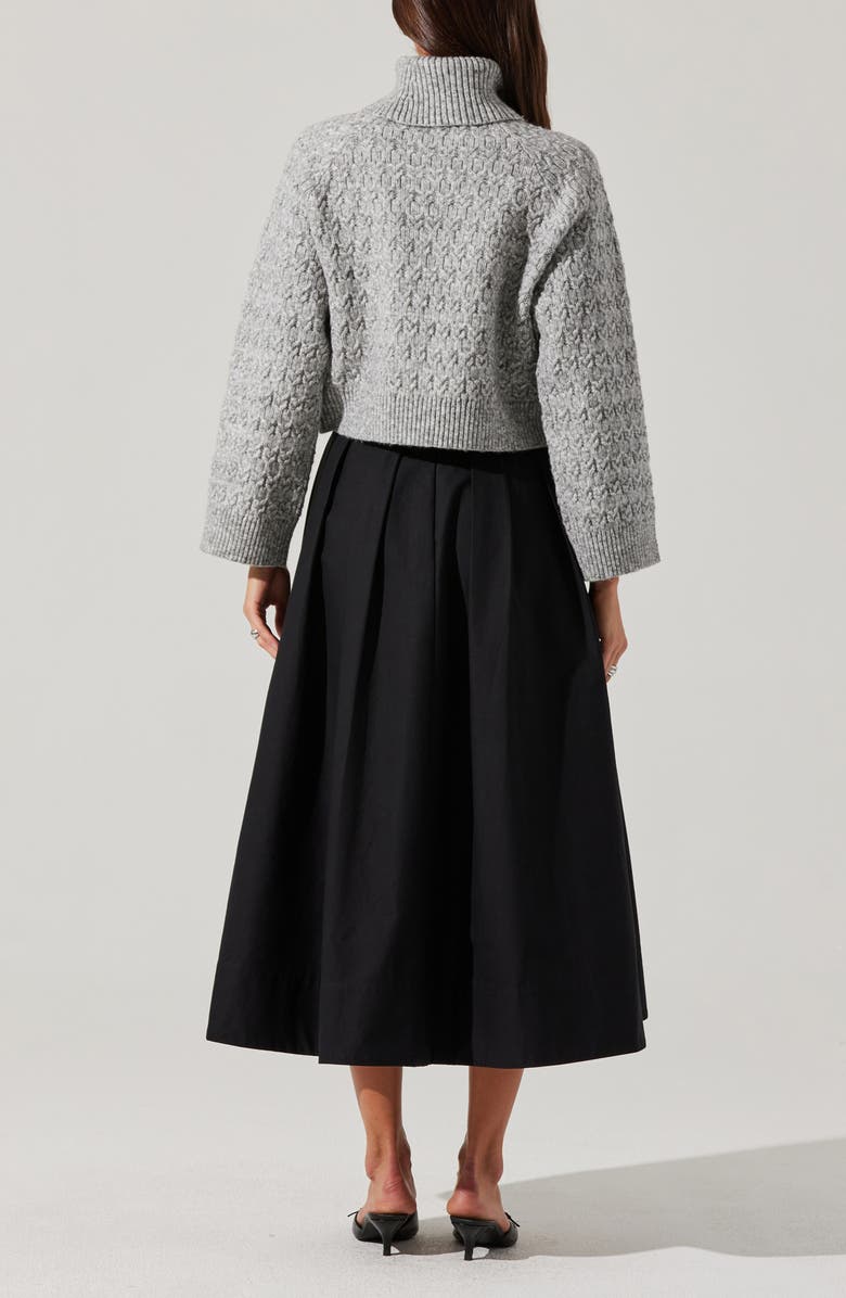 ASTR the Label Cotton Midi Skirt, Alternate, color, 