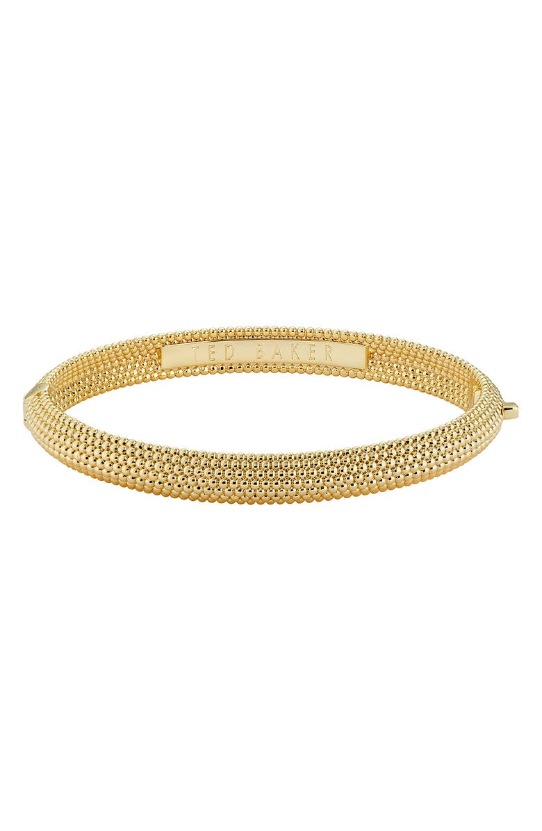 Ted Baker Dotett Bangle Bracelet, Alternate, color, Gold Tone