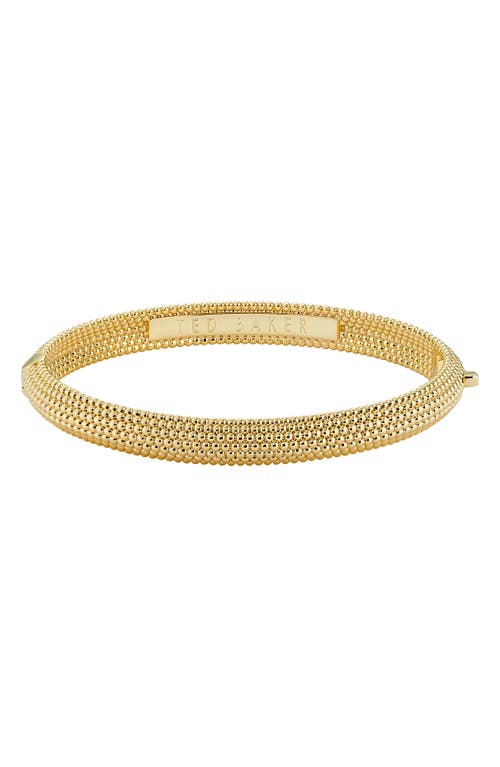 Ted Baker Dotett Bangle Bracelet In Gold