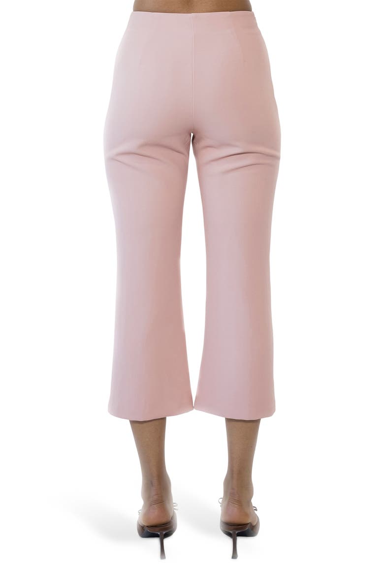 Quinn Flared Cropped Pants, Alternate, color, PINK