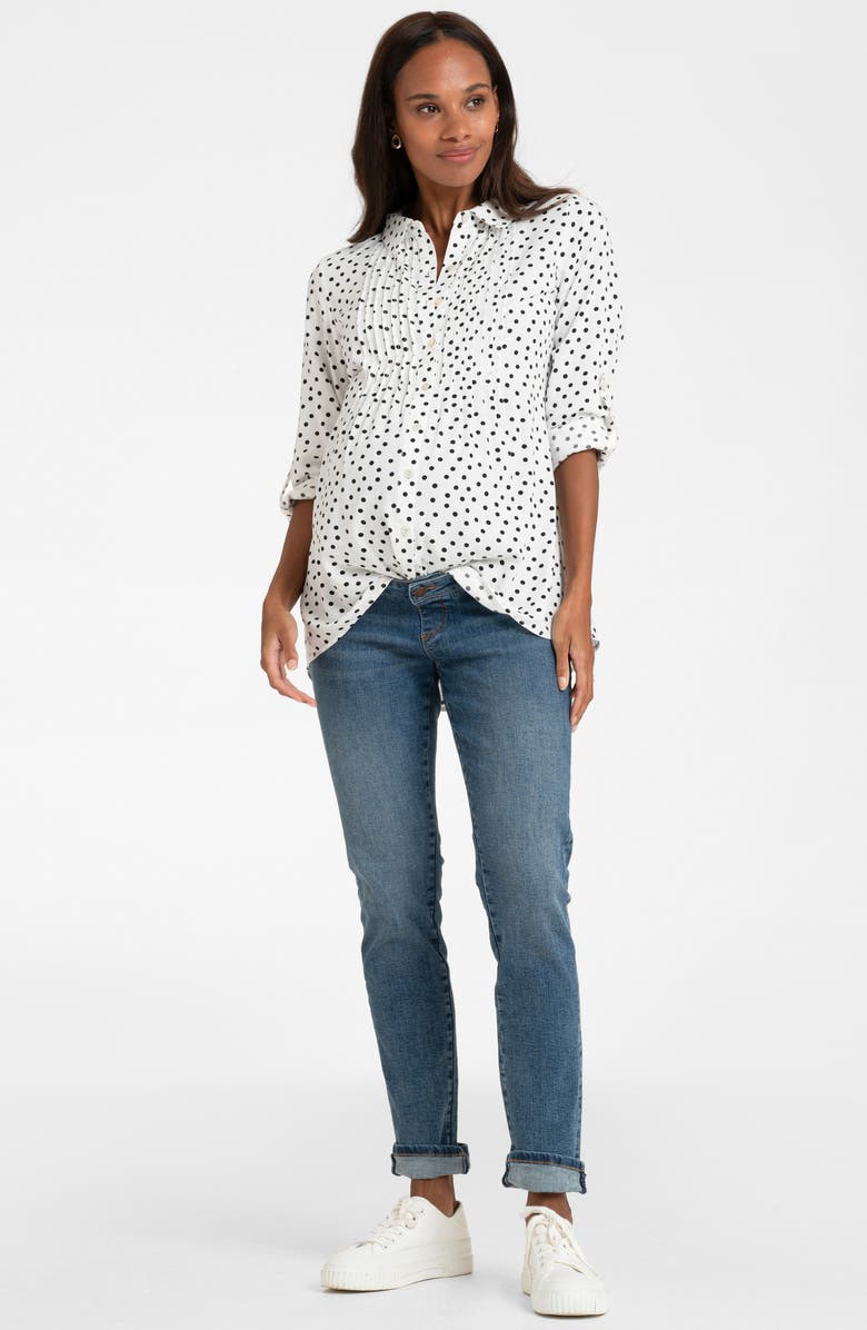 Seraphine Over the Bump Slim Fit Maternity Jeans, Alternate, color, 