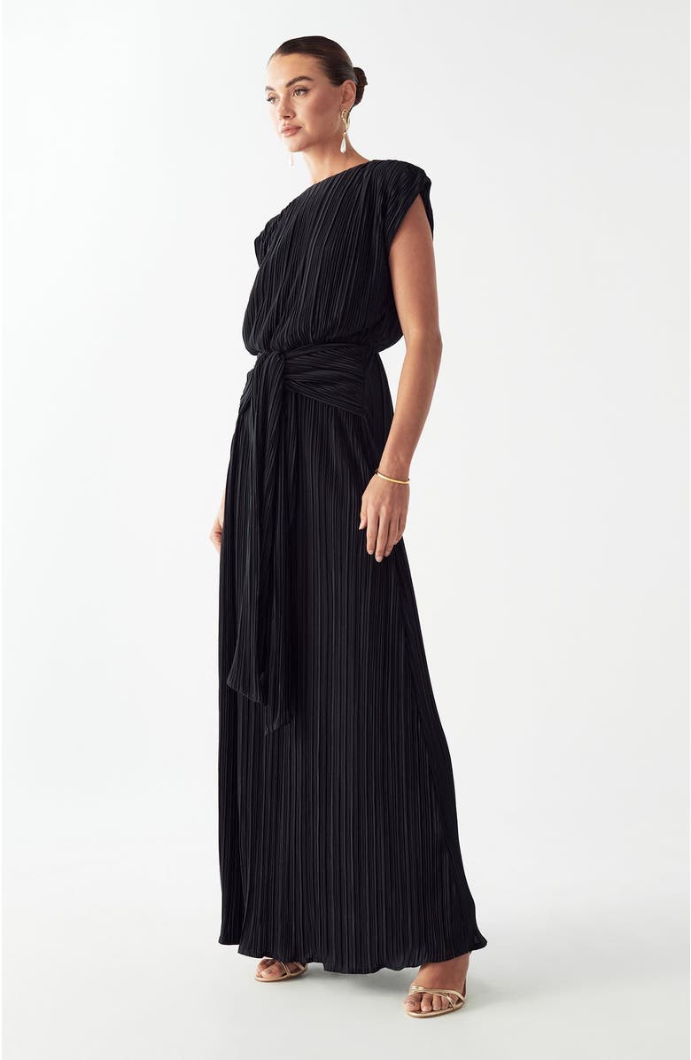 SAVEL Zarina Maxi Dress, Alternate, color, Black