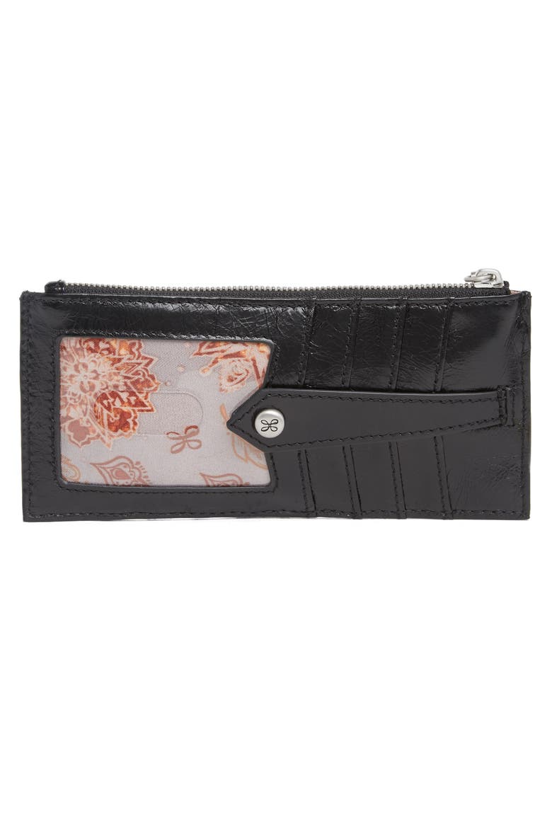 Linn Leather Wallet, Alternate, color, BLACK