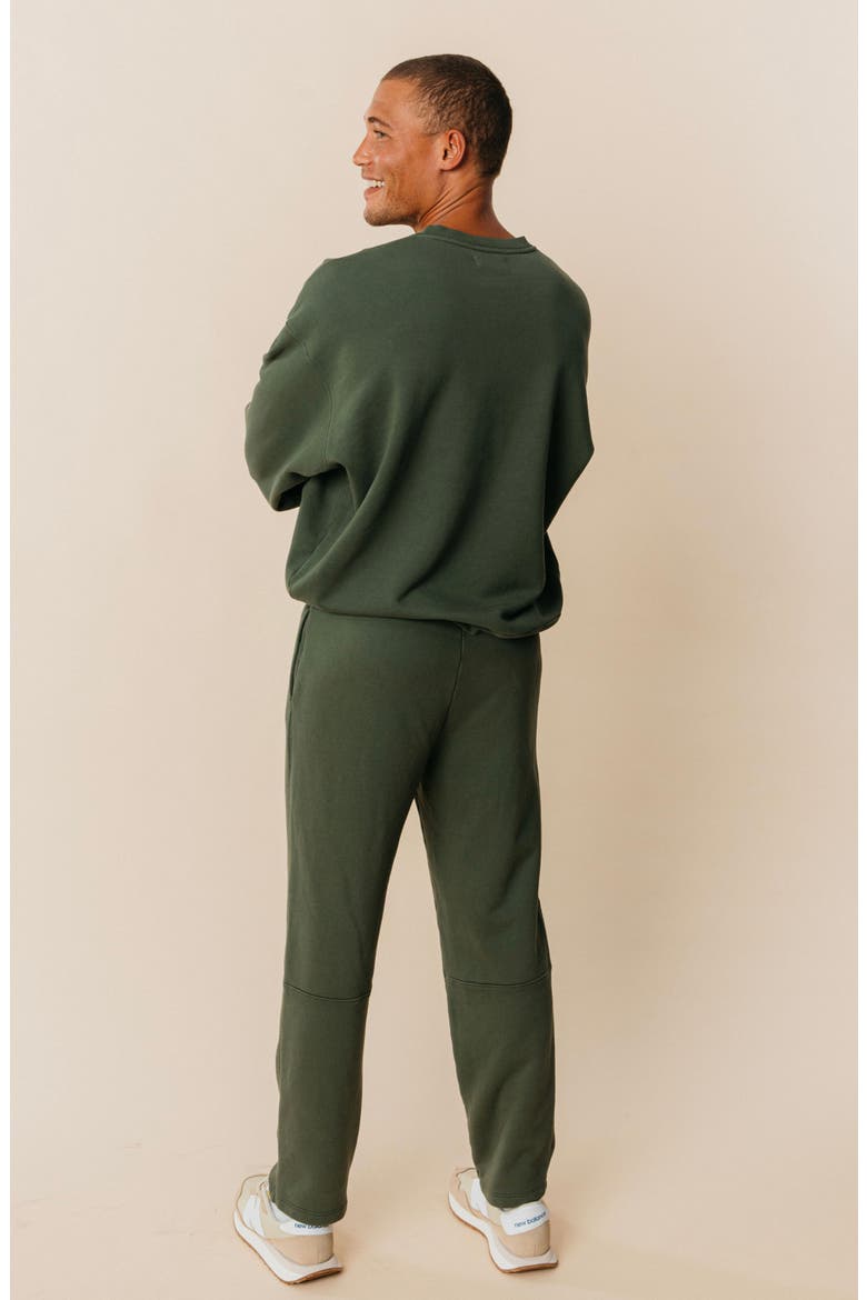 Organic Cotton Teddy Straight Leg Pant, Alternate, color, Spruce