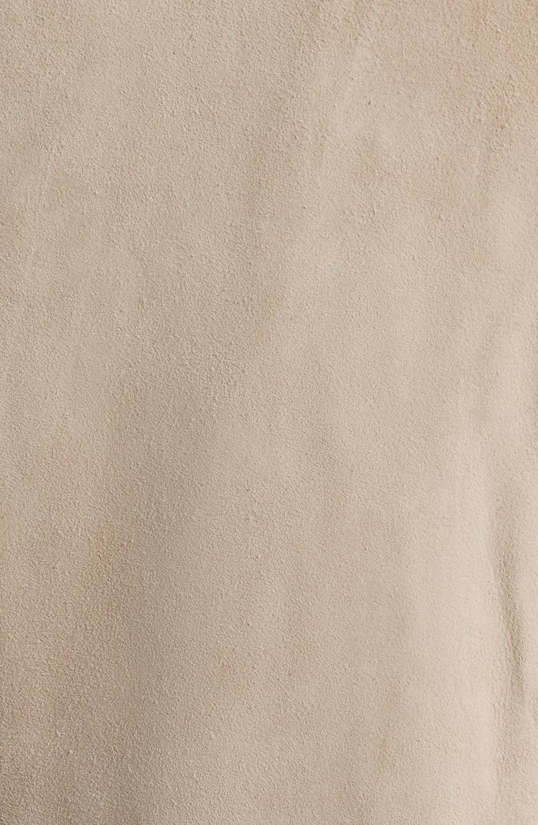 Bugatchi Suede Shirt Jacket, Alternate, color, Willow