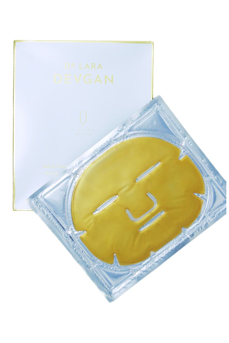 3-Pack Gold Collagen Treatment Mask, Alternate, color, NO COLOR