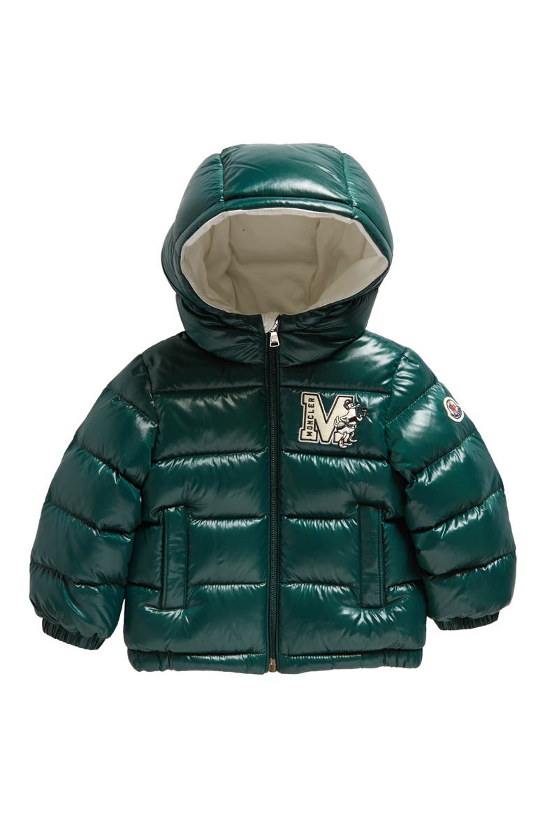 Kids' Arslan Hooded Down Jacket, Main, color, GREEN