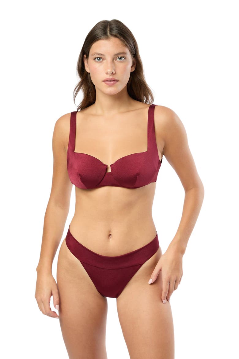 Danica Bikini Top, Main, color, POMEGRANATE