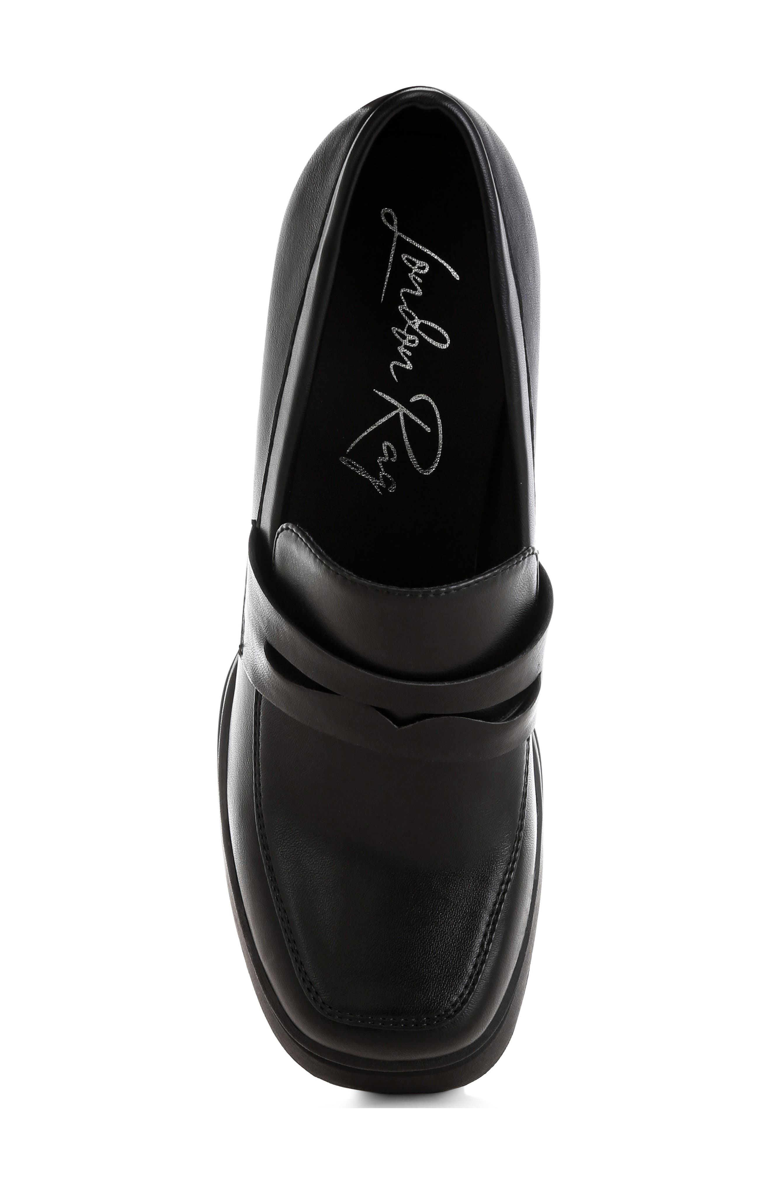 LONDON RAG Edwina Block Heel Platform Pump, Alternate, color, Black