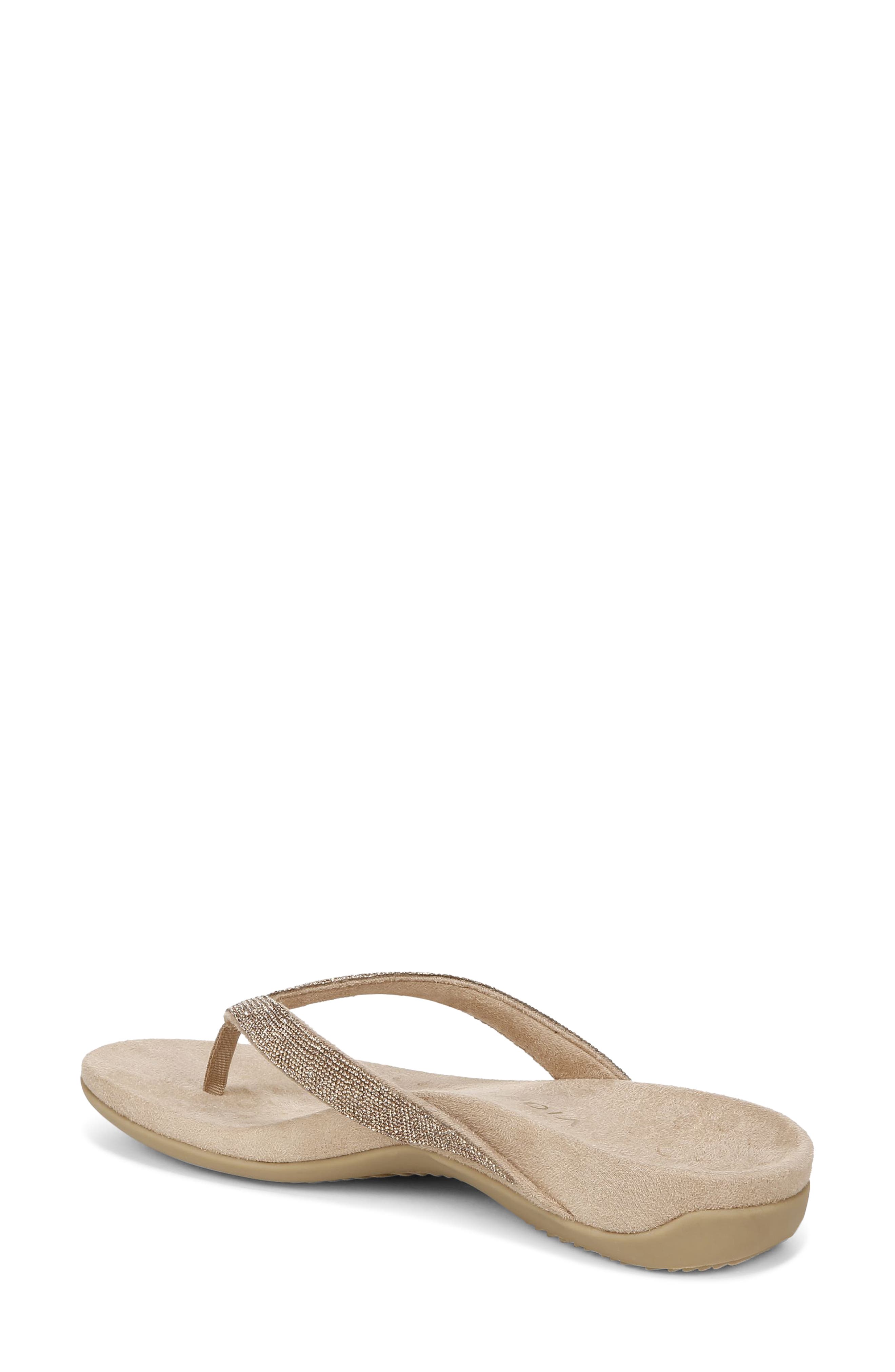 Dillon Shine Flip Flop, Alternate, color, CHAMPAGNE