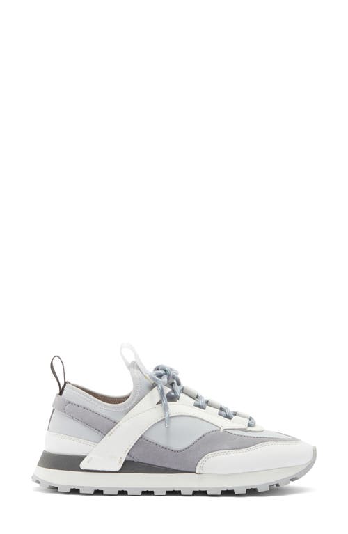 Ferragamo Lace-up Low-top Sneakers In Gray