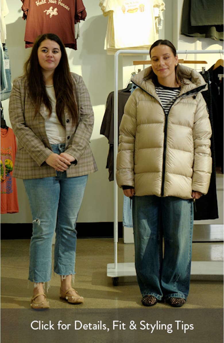 Cypress Water Repellent Packable 750 Fill Power Down Puffer Jacket, sales video thumbnail