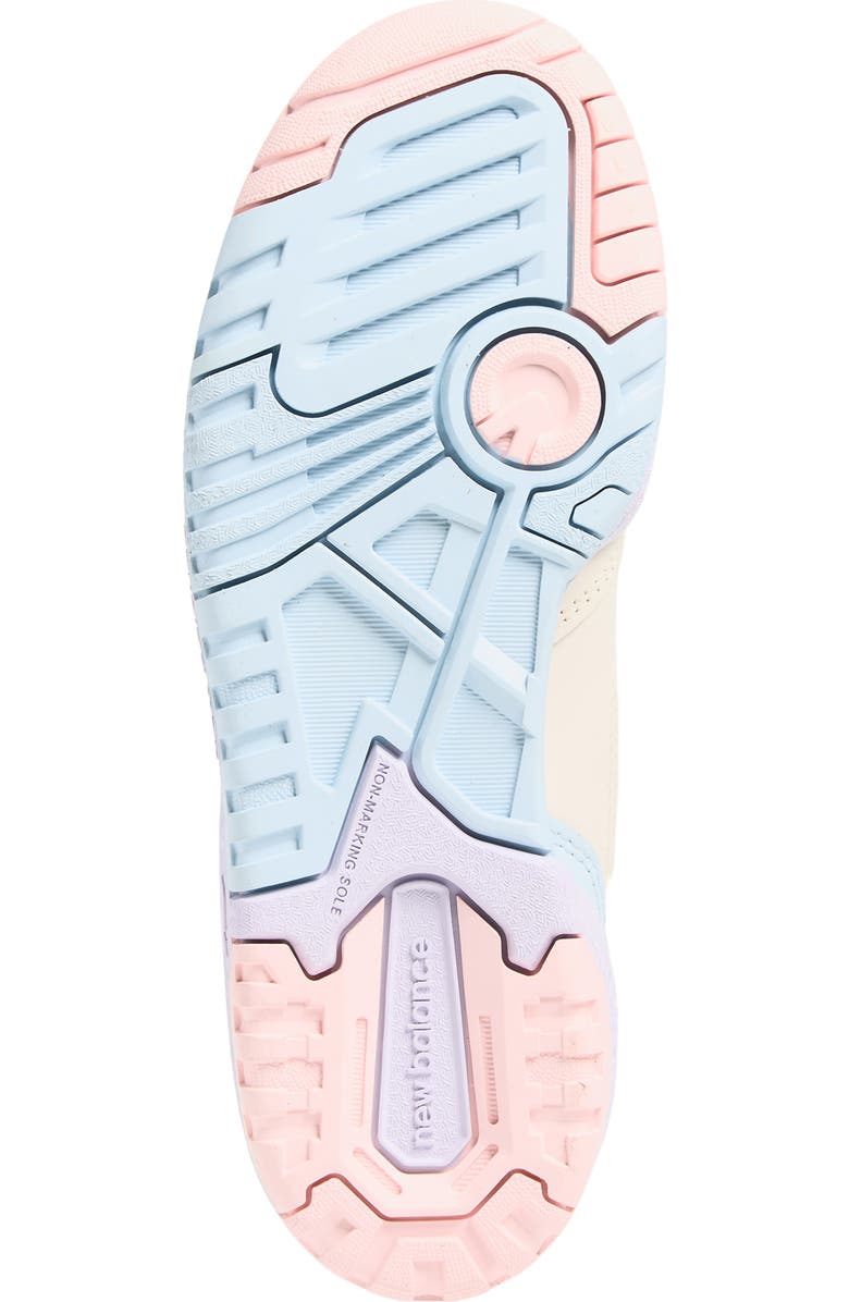 New Balance Kids' b550 Sneaker, Alternate, color, Shell Pink/ Permafrost