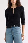 Nordstrom Cashmere Mini Cable Cardigan
