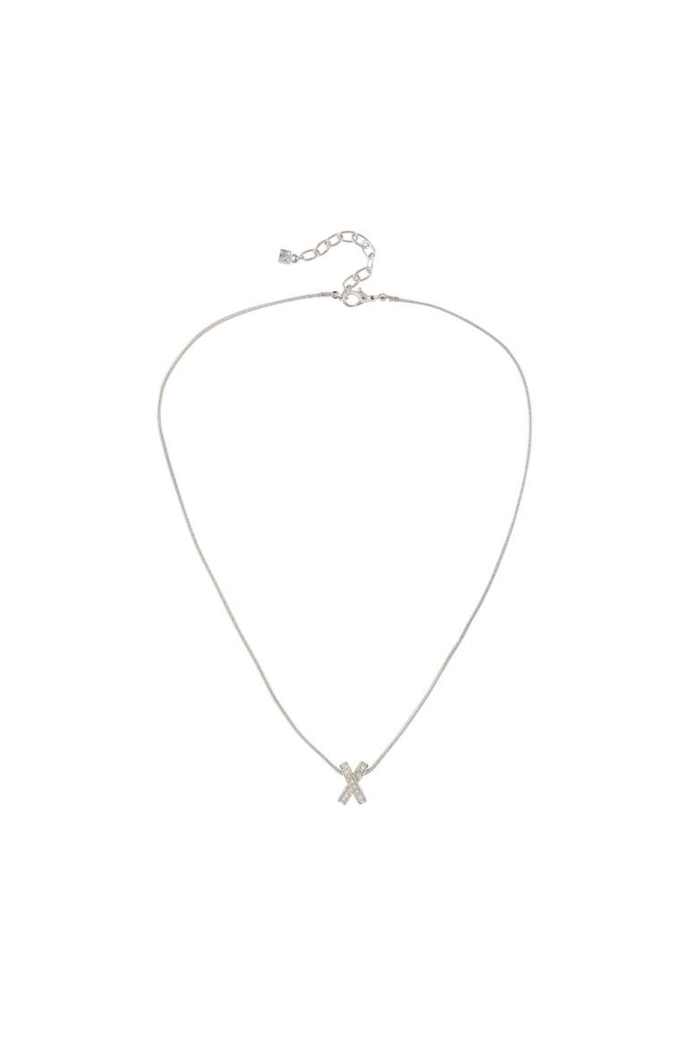 1990s Vintage Nina Ricci Criss Cross Necklace, Main, color, Criss Cross