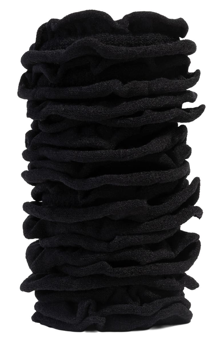 Kitsch Petal 10-Pack Hair Elastics, Alternate, color, Black