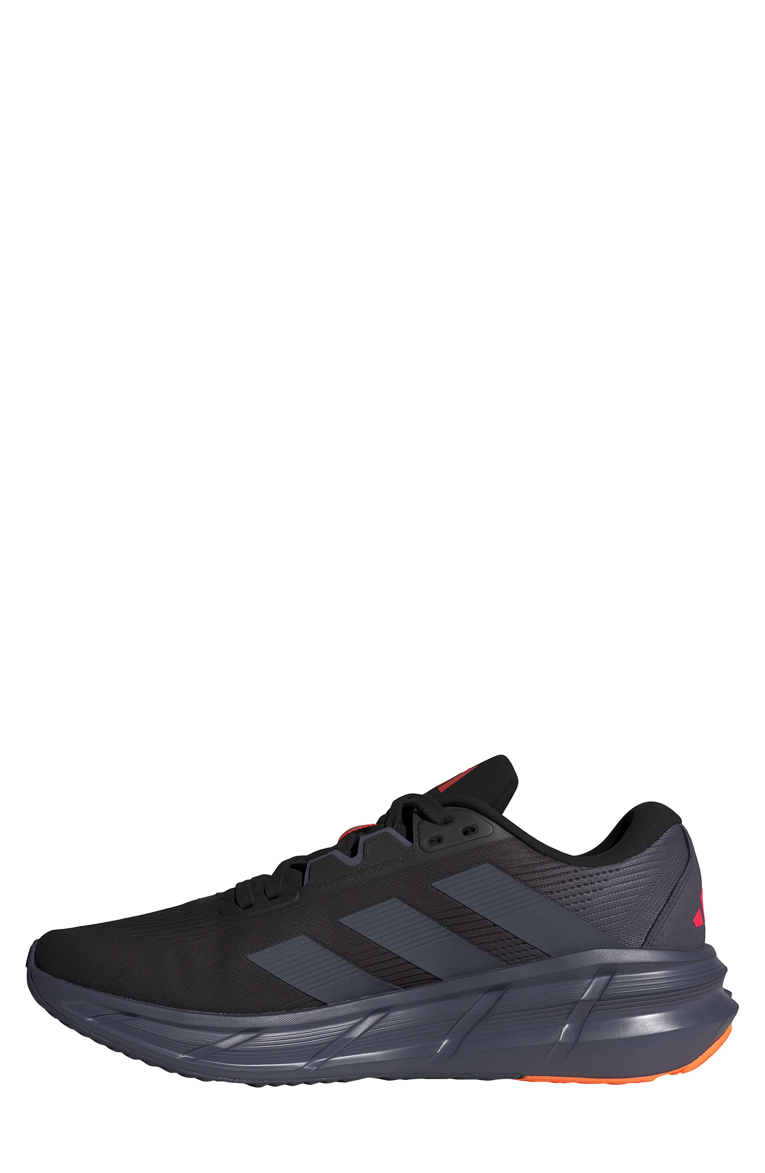adidas Questar 3 Running Shoe, Alternate, color, Core Black/ Onix/ Lucid Red