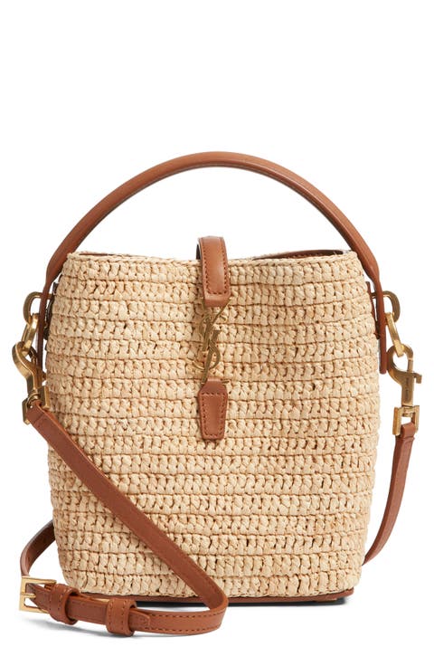ショルダーバッグ・ポシェット Saint Laurent Supple Bucket Bag Saint Laurent Bucket Supple Bag in Nero | FWRD