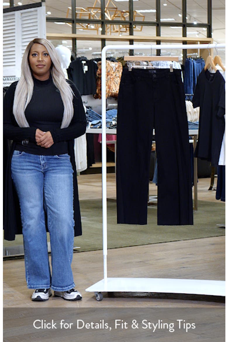 Meg Raw Hem Wide Leg Jeans video