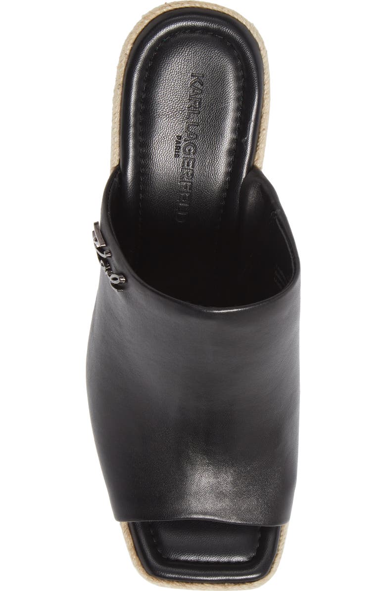 KARL LAGERFELD PARIS Espadrille Wedge Sandal, Alternate, color,