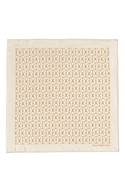 Ralph Lauren Status Silk Square Scarf In Multi