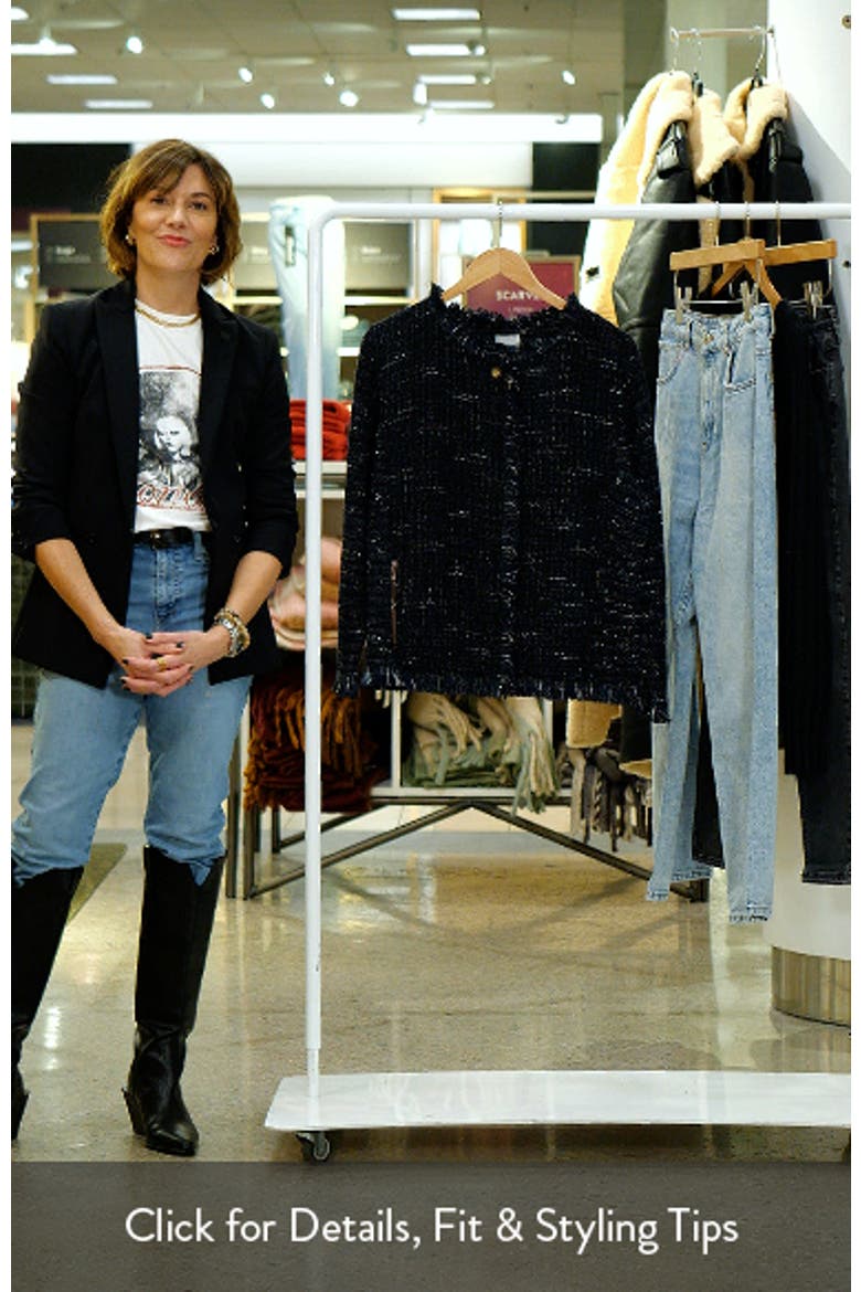 Nightfall Fringe Tweed Jacket video