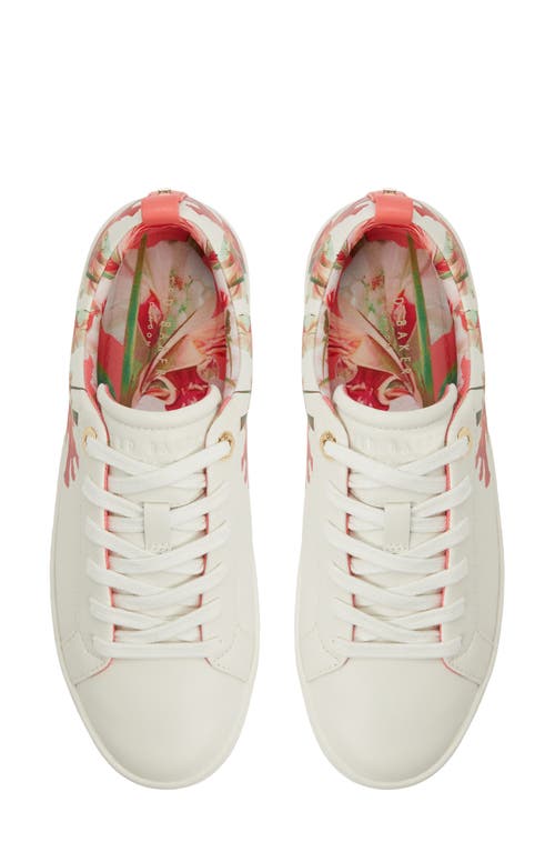 Ted Baker London Alison Sneaker In Bone Multi