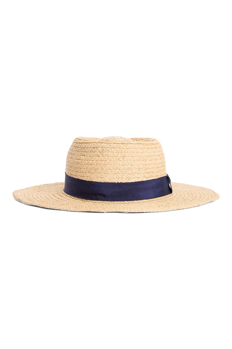 Lily Straw UPF 40+ Hat, Main, color, NATURAL