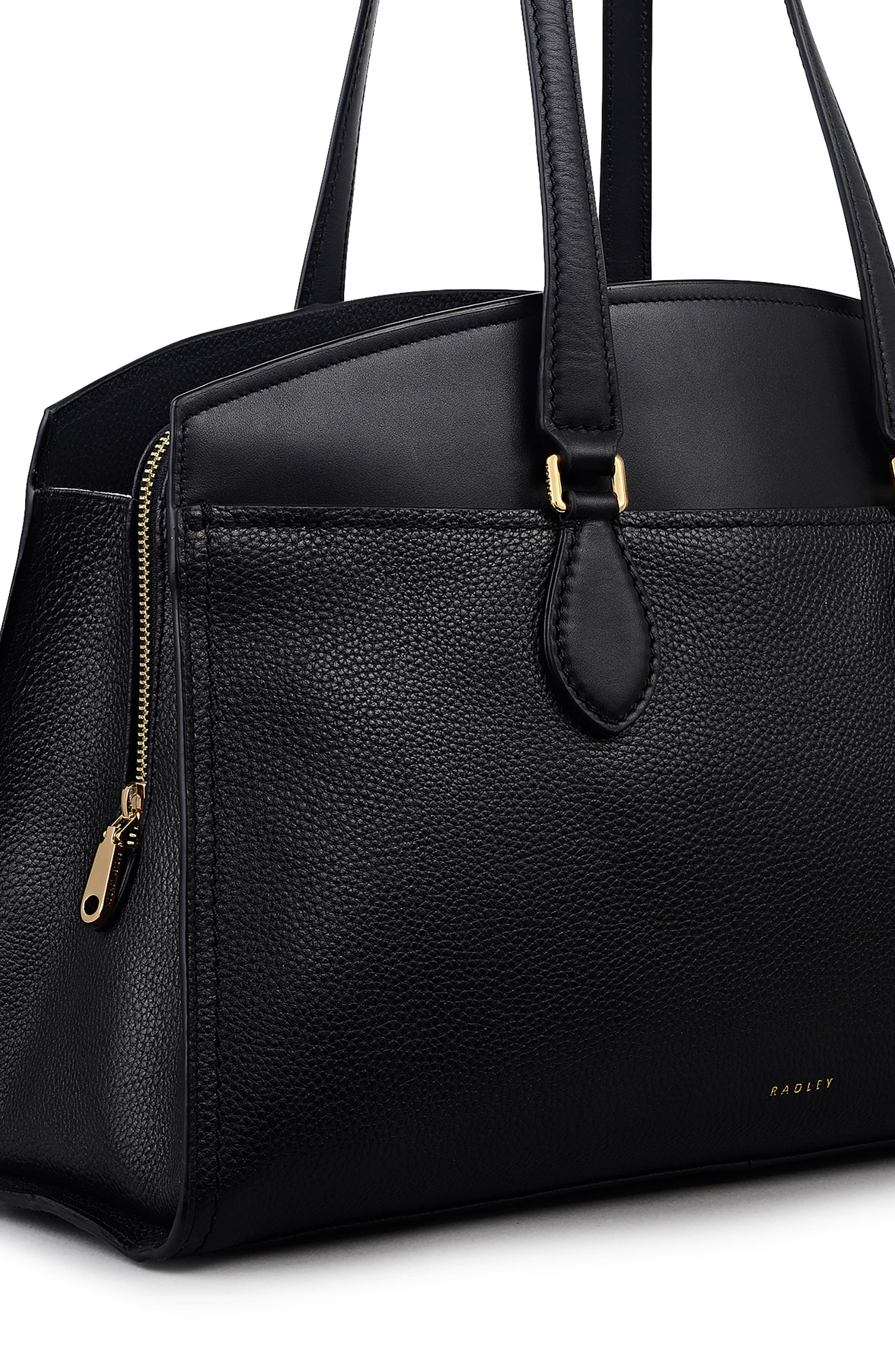 Radley Portland Way Large Laptop Tote, Alternate, color, Black