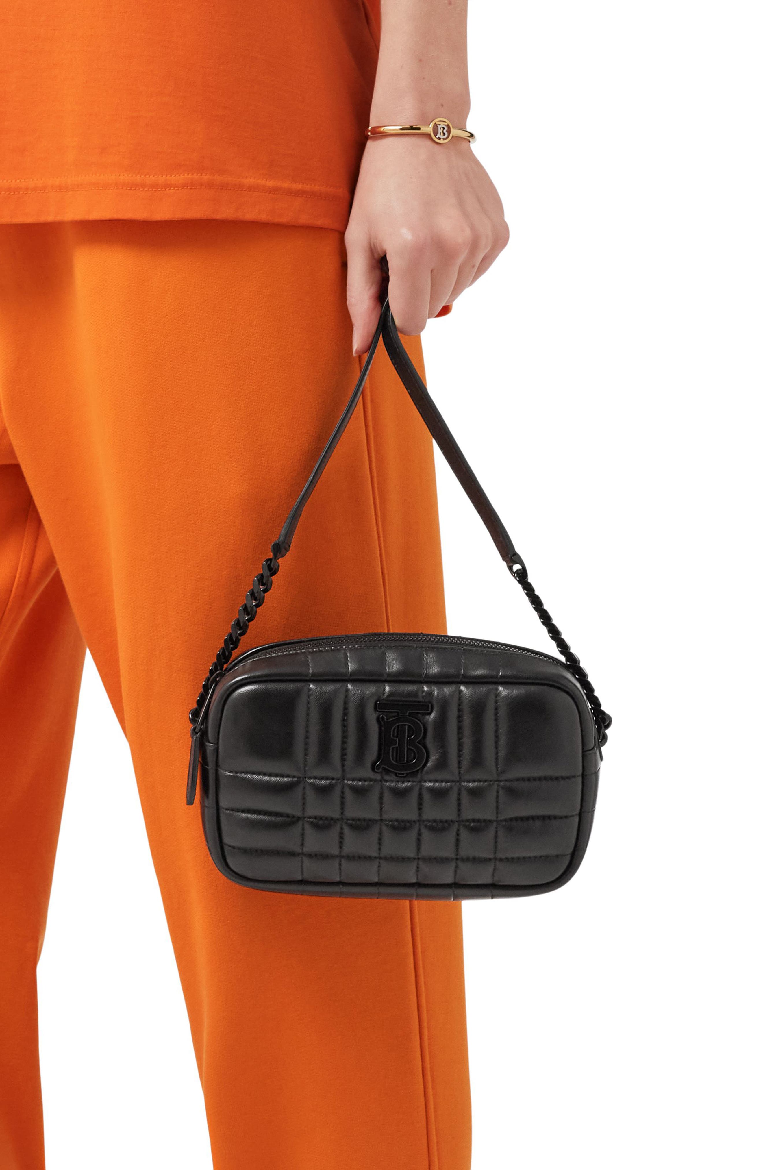 Burberry Mini Lola Quilted Leather Camera Bag, Alternate, color, 