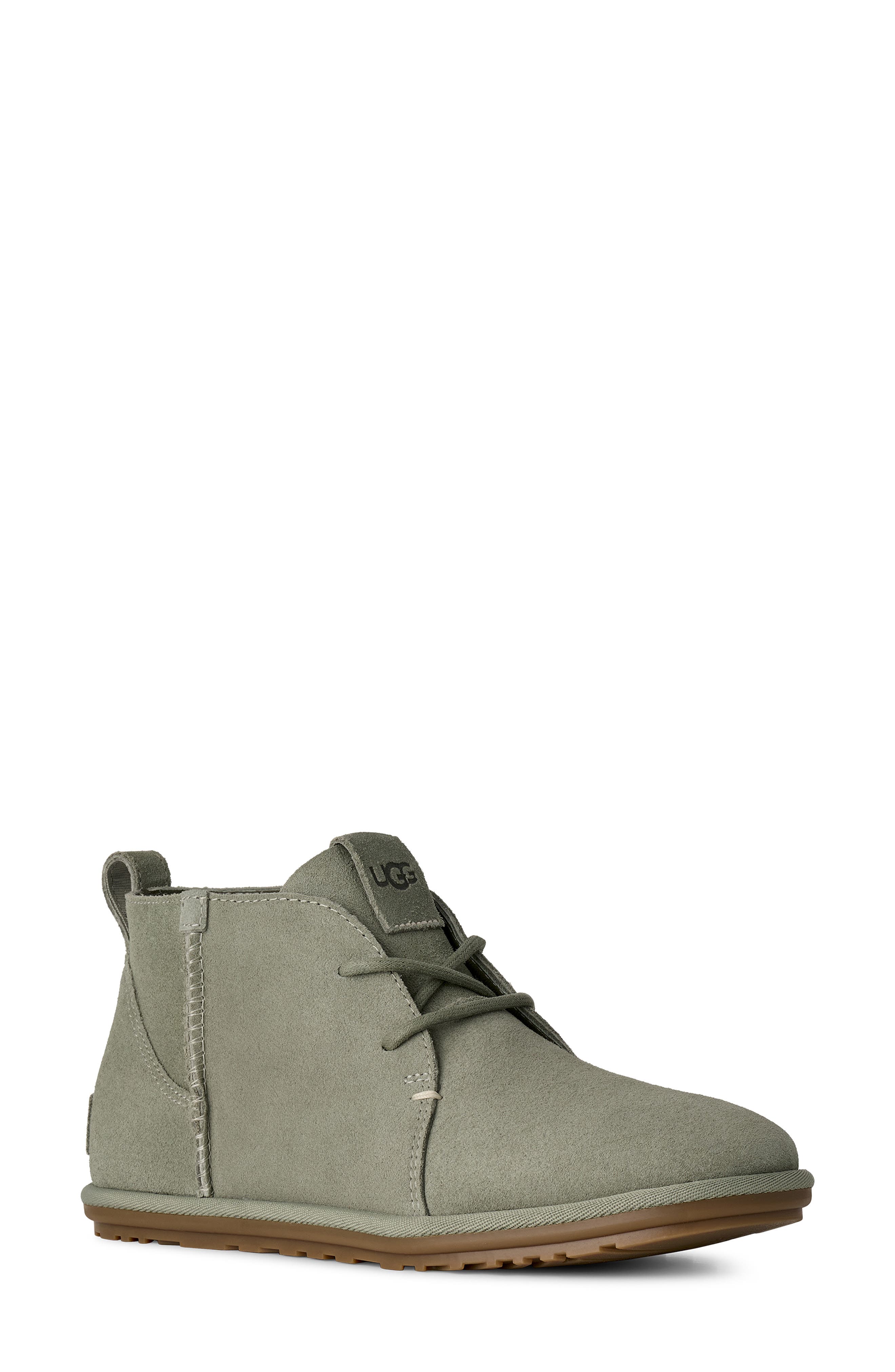 Classic Deconstructed Lace-Up Boot, Main, color, SHADED CLOVER