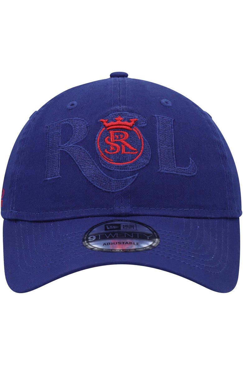 Men's New Era Blue Real Salt Lake Kick Off 9TWENTY Adjustable Hat, Alternate, color, Blue
